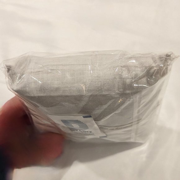 NWT Handmade Embroidered Monogrammed Lavender Pillow (Linen/Cotton) - Picture 7 of 10